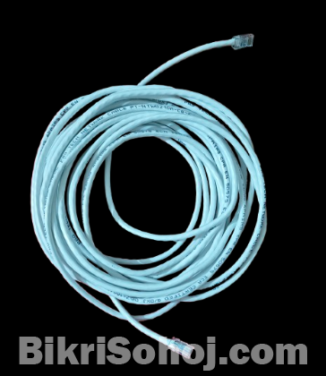 Brand new CAT 06 Ethernet cable with connectors (10 meter)